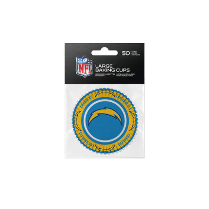 Sports Vault NFL Los Angeles Chargers Baking Cupslarge, Team Colors, One Size