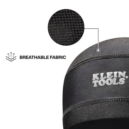 Klein Tools 22047 Cooling Helmet Liner (XL) for Hard Hats, Under Helmet Cap, Cooling Headwear with Breathable Fabric, Reusable Skull Cap, Hard Hat Liner for Construction and Warm Environments