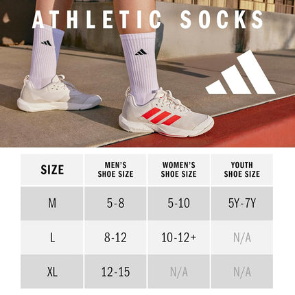 adidas Men's Athletic Cushioned Crew Socks (6 Pairs) Team Socks (Pack of 6), Olive Strata Green/Wonder Beige/White, L
