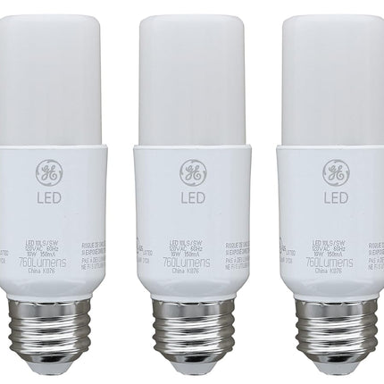 GE Lighting 32282 LED Bright Stik 10-watt (60-Watt Replacement), 760-Lumen Light Bulb with Medium Base, Soft White, 3-Pack