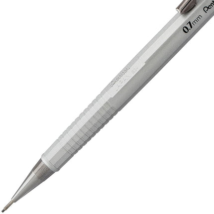 Pentel Sharp Mechanical Pencil, (0.7mm), Medium Line, Metallic Barrel, Assorted Colors, Pack of 3 (P207MBP3M)