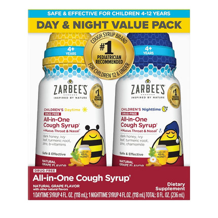 Zarbee’s Kids All-in-One Day/Night Cough Value Pac