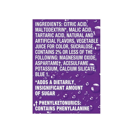Sunkist Grape Zero Sugar Singles To Go Drink Mix Packets - Pack of 6 Boxes
