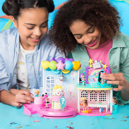 Party Popteenies - Poptastic Party Playset with Confetti, Exclusive Collectible Mini Doll and Accessories, for Ages 4 and Up