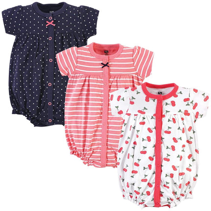 Mamelucos de algodón unisex Hudson Baby para bebé, Pequeñas cerezas, 18-24 meses