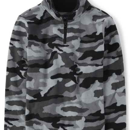 The Children's Place Boys' Warm Fleece Quarter Zip