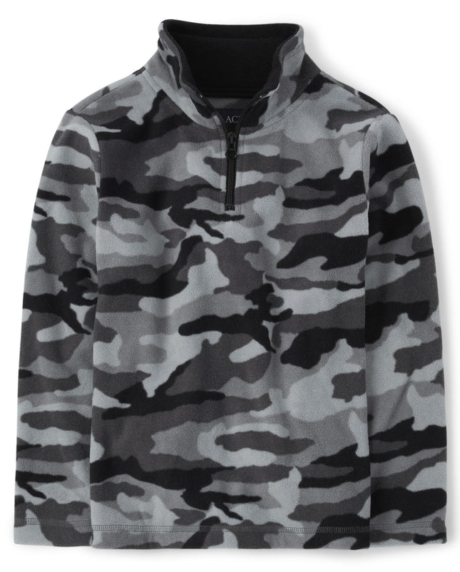 The Children's Place Boys' Warm Fleece Quarter Zip