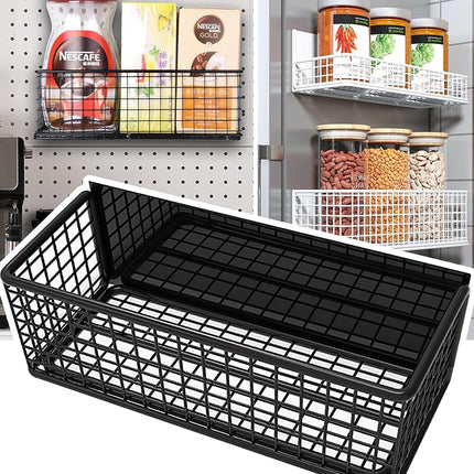 Magnetic Shelf Fridge Basket Bin for Washer Dryer 