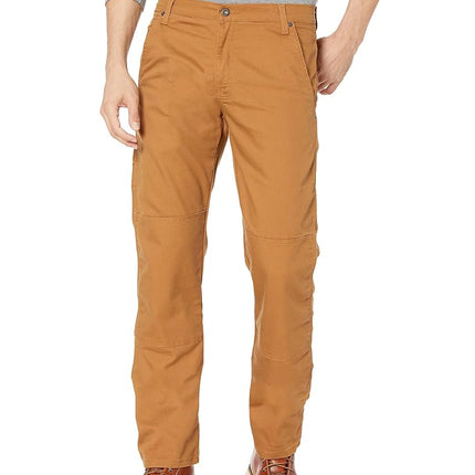 Dickies Men's Tough Max Duck Double Knee Pant, Stonewashed Brown Duck, 36W x 34L