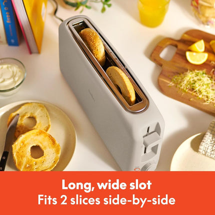 Bella TOAST 2 slice Slim toaster, Oatmilk