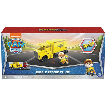Pat' Patrouille, Les Super Chiots Au Grand Camion, Véhicule de Luxe Transformable de Ruben avec Figurine, Jouets pour Enfants à partir de 3 Ans