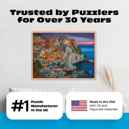 Buffalo Games - Peter Stewart - Cinque Terre - 1000 Piece Jigsaw Puzzle For Adults - Challenging Puzzle Perfect for Game Nights - Finished Size is 26.75 x 19.75