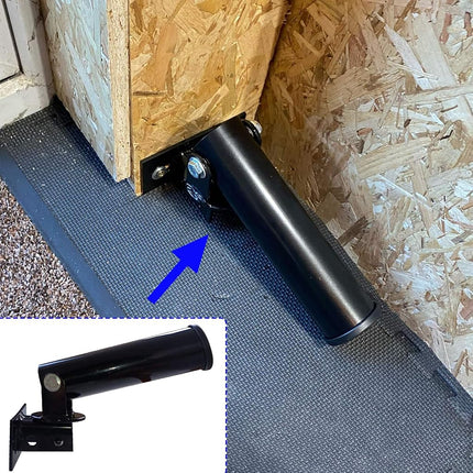 MARSAFIT Wall Mount Post Landmine Attachment for Barbell Bar with 360 Degree Rotation, T-bar Row Attachment Landmine Base, Fitness Exercise Equipment Fits 2 Inch Olympic Bars (UP)