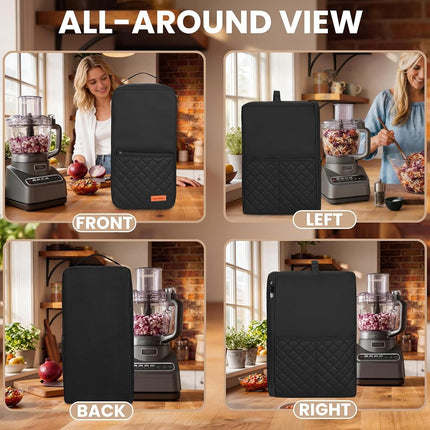 CROTIRAD Food Processor Cover for Ninja BN601 and 8-14 Cup Food Processors