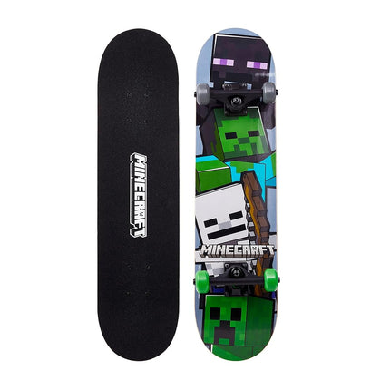 Sakar Mob 31 inch Skateboard, 9-ply Maple Deck Skate Board for Cruising, Carving, Tricks and Downhill