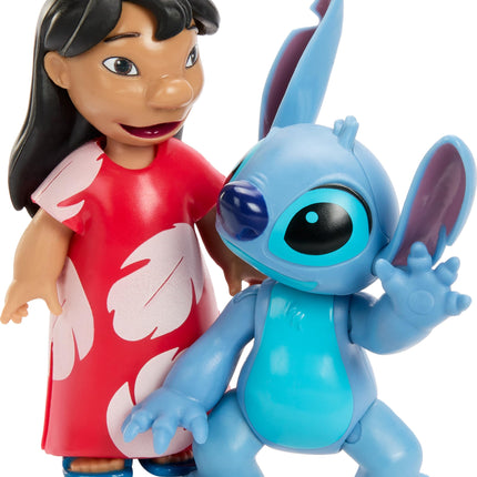 Mattel Disney Lilo y Stitch Finding Ohana Pack de 3 figuras Storytellers, Experimento 626, Lilo y Stitch, juguetes articulados de la película