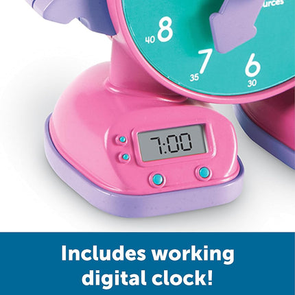 Learning Resources LER2385P Tock The Learning Clock Toy, Pink