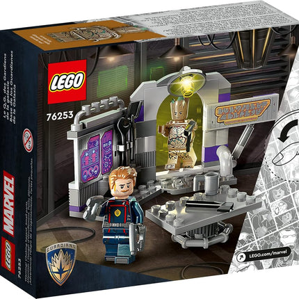 LEGO Marvel Guardians of The Galaxy Headquarters 76253, Super Hero Building Toy Set from Guardians of The Galaxy 3 with Groot and Star-Lord Minifigures, Gift for Kids, Boys and Girls Ages 7 and up