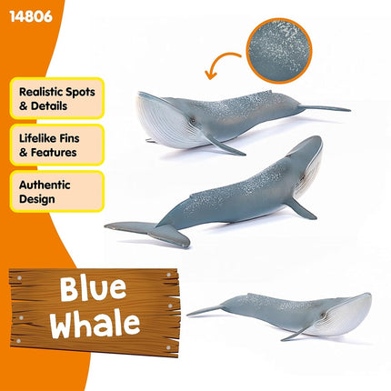 Schleich Wild Life 14806 Collectible Blue Whale for Adults & Kids 3+