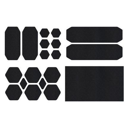 Gear AID Tenacious Tape Repair Patches - Peel-and-Stick Nylon Gear Patches for Jackets, Tents, Sleeping Bags, Backpacks and Outdoor Equipment - Fix Tears, Cracks and Holes, 19 Different Sizes