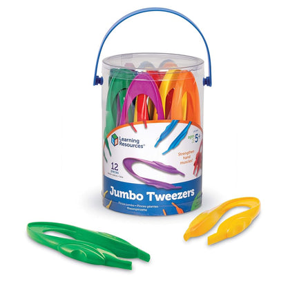 Learning Resources Jumbo Tweezers, Ages 5+, Fine M