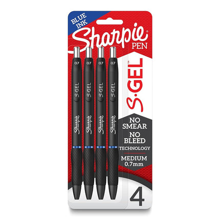 Sharpie S-Gel, Gel Pens, Medium Point (0.7mm), Blu