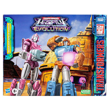 Hasbro Transformers Generations Legacy Evolution Cybertronian Erial & Dion Deluxe Action Figure 2-Pack [War Dawn] (Pre-Order ships November)