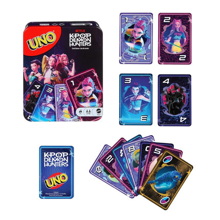 Mattel Games UNO Netflix KPop Demon Hunters Card Game Card Game