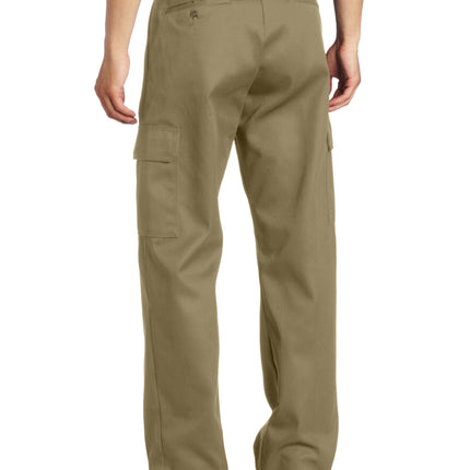 Pantalón cargo de trabajo Dickies para hombre, corte recto relajado, color arena del desierto, 36W x 34L