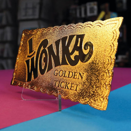 FANATTIK WILLY WONKA AND THE CHOCOLATE FACTORY - Collector's Edition Replica Golden Ticket
