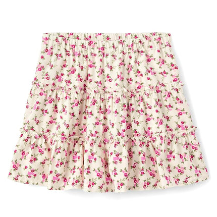 The Children's Place, Filles, Jupes-shorts à enfiler tous les jours, blanc marguerite fleuri, T-G