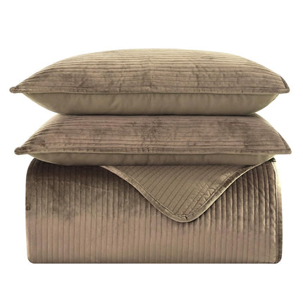 Elegant Comfort Luxury 3-Piece Velvet Corduroy Str