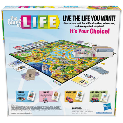 Hasbro Gaming C3893 Juego de la Vida (exclusiva de Amazon), edición limitada