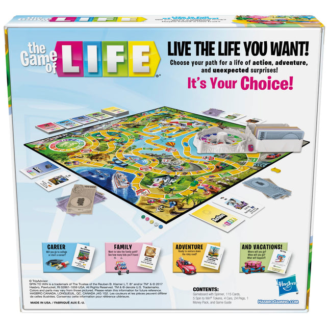 Hasbro Gaming C3893 Game Of Life (Amazon Exclusive), Limited edition