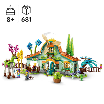 LEGO DREAMZzz 2-in-1 Stable of Dream Creatures Set, Fantasy Farm Toy with Deer Figure That Can Be Built in 2 Ways, Includes 4 TV Show Minifigures, Mythical Animal Playset for Kids, Girls, Boys 71459