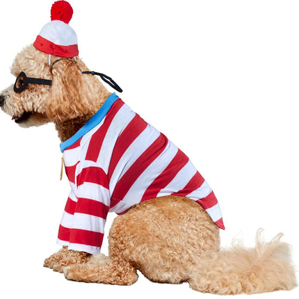 Rubie's Where's Waldo Pet Costume, Medium, Model:580696_M