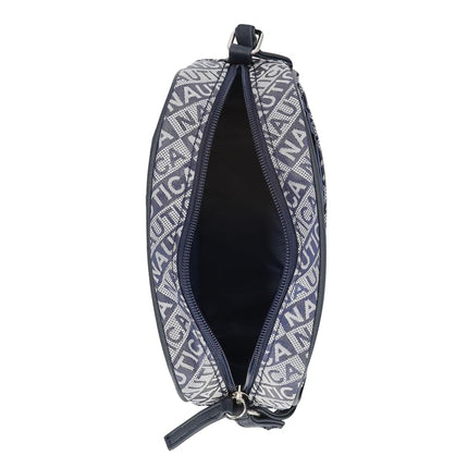 Nautica Women's Candid Camera Adjustable Crossbody, Indigo (Lakeside Jacquard), One Size