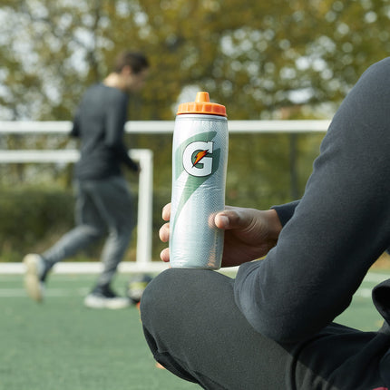 Botella térmica exprimible Gatorade, roja, 30 oz