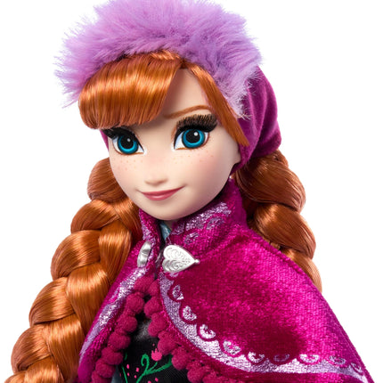 Mattel Frozen Anna & Elsa Doll Set - Disney Princess Collector Fashion Dolls Celebrating Disney 100 Years of Wonder, Inspired by the Movie