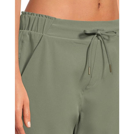 Skechers Womens Slip-ins Go Walk Uptown Pant, Agave Green, XL