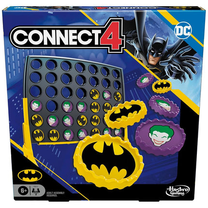 Connect 4 Batman Game | Batman-Themed 4 in a Row Game | Ages 6 and Up| For 2 Players | Strategy Board Games for Kids and Families (Amazon Exclusive)