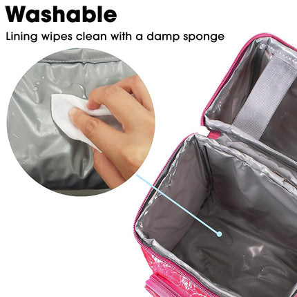 J World Corey Kids Lunch Bag. Insulated Lunch-Box for Girls, Women, Aloha