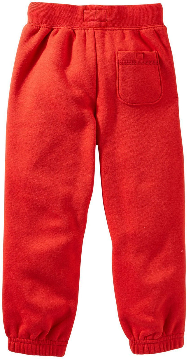 OshKosh B'Gosh Baby Boys' Fleece Athletic Pants (Baby) - Red - 3 Months