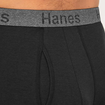 Hanes Men's Comfort Flex Fit Ultra Soft Stretch Boxer Brief 3-Pack, Regular Leg Assorted, XLarge (Pack of 3)
