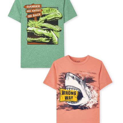 The Children's Place Boys' Short Sleeve Graphic T-