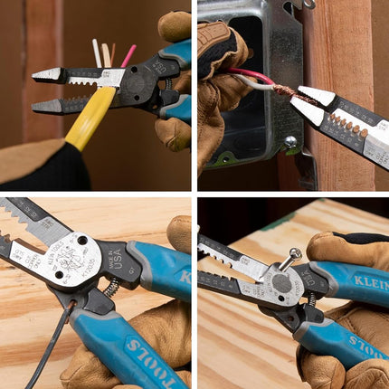 Klein Tools K12035 Klein-Kurve Wire Cutters, Heavy Duty Wire Stripping Tool