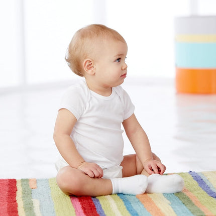 Gerber Baby-Girls White Waterproof Pants 2 Pack, White, 12 Months