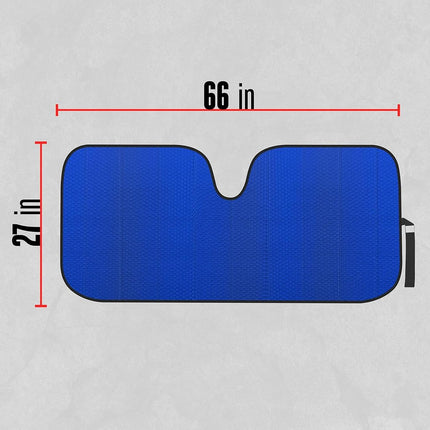 Pare-soleil avant Motor Trend - Pare-soleil accordéon jumbo pliable pour voiture, camion, SUV - Bloque les rayons UV, protection de pare-soleil - Maintient votre véhicule au frais - 167 x 68 cm