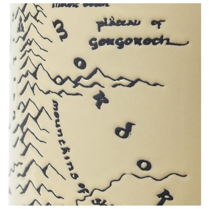 Silver Buffalo The Lord of the Rings Fellowship Map Camper Mug, 20oz
