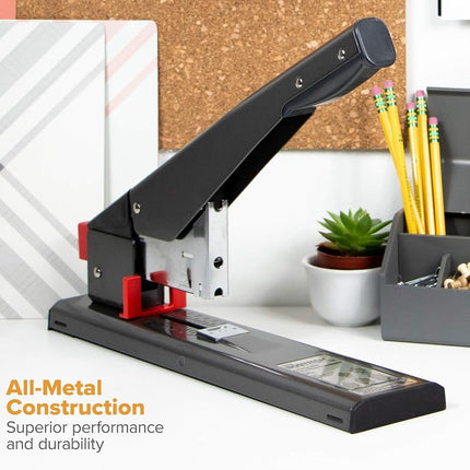 Bostitch Antimicrobial 215 Sheet Extra Heavy Duty Stapler, Black (00540)